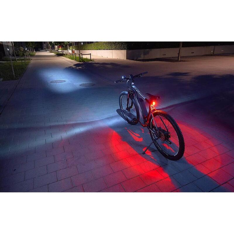 Set iluminare Twin pentru bicicleta, unghi de 360°, incarcare USB, Led 30 lux