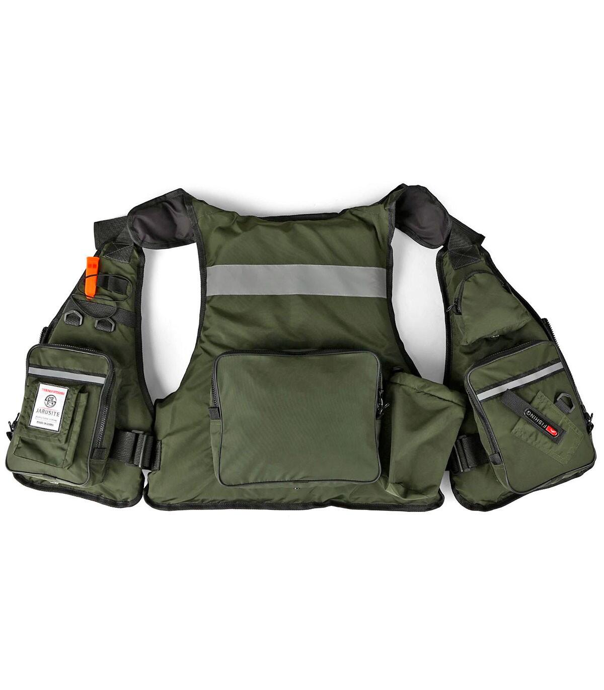 Chaleco de Pesca con cremalleras y bolsillos. Talla única M-L. Peso: 60 - 90Kg 3/5