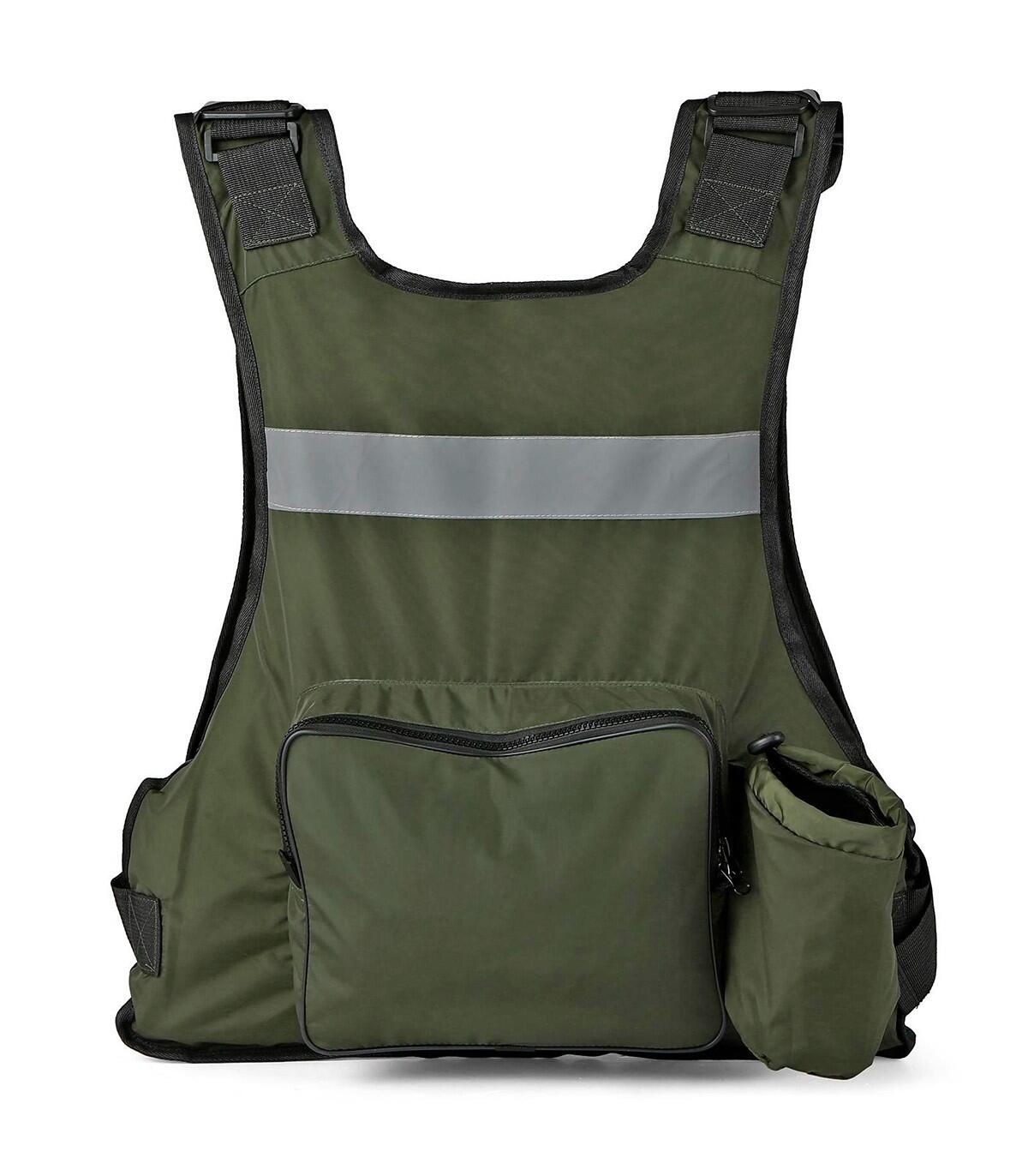 Chaleco de Pesca con cremalleras y bolsillos. Talla única M-L. Peso: 60 - 90Kg 2/5