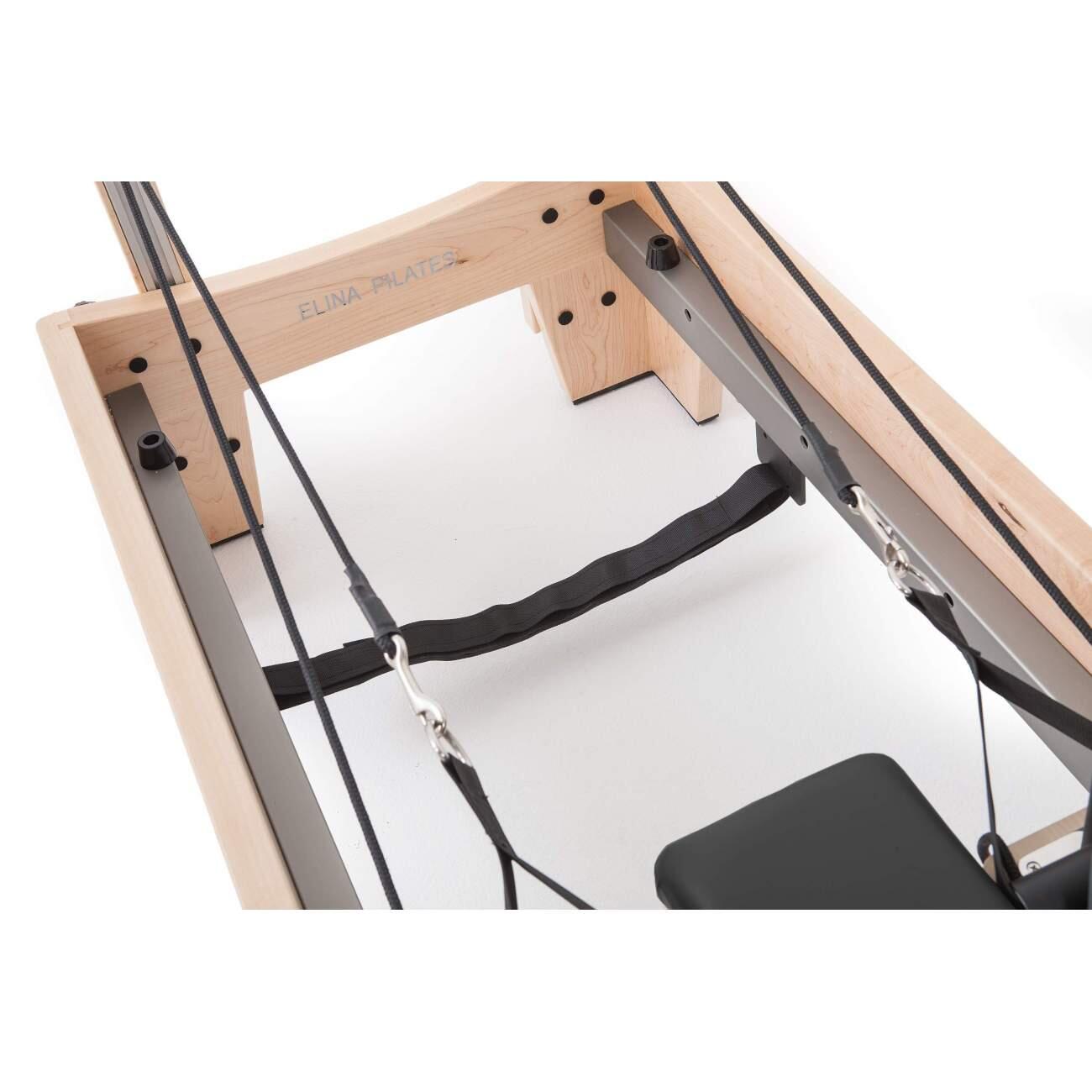 Pilates Reformer Elina Pilates en bois ELITE Noir 3/5