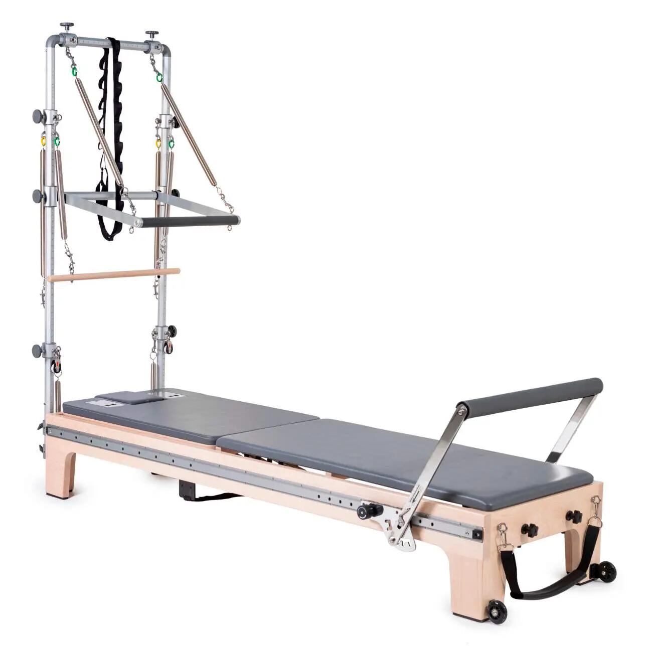 Reformer de Pilates Elina Pilates Master Instructor Gris con Torre 2/5