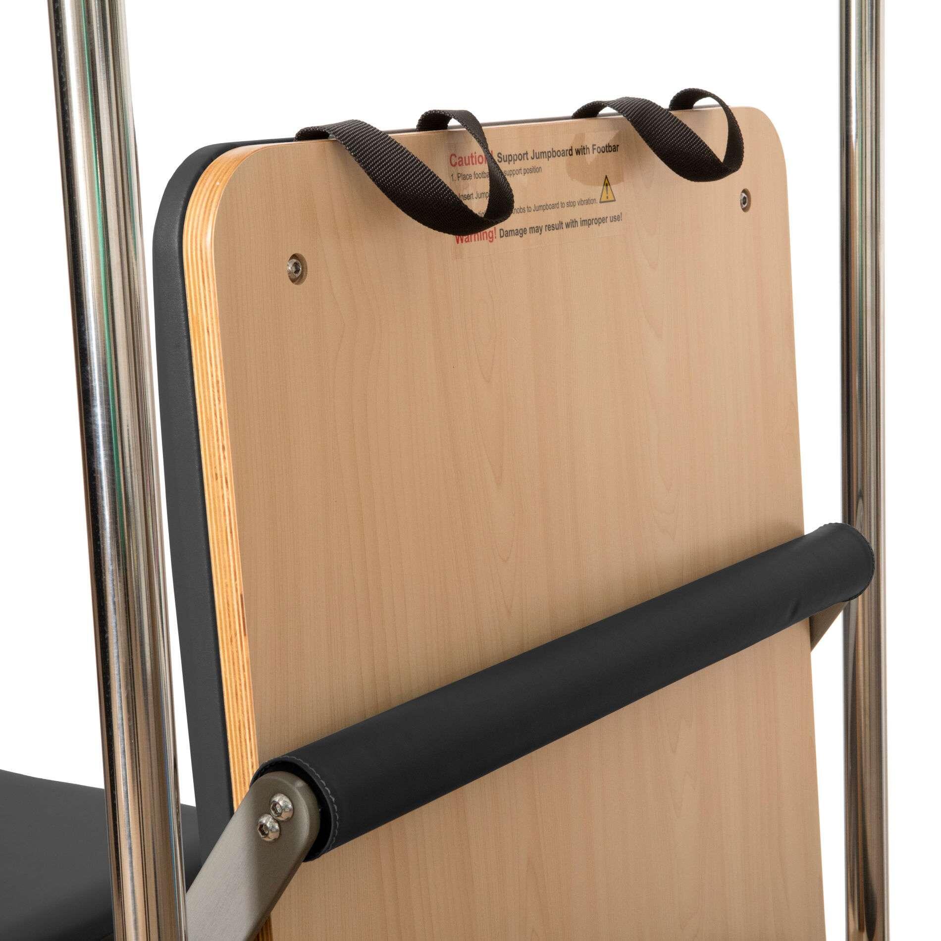 Cadillac - Reformer de Pilates Elinapilates de Madera Negro 3/4