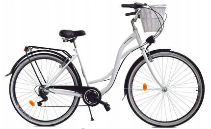 Rower Miejski Dallas Bike City 28" 7spd + kosz