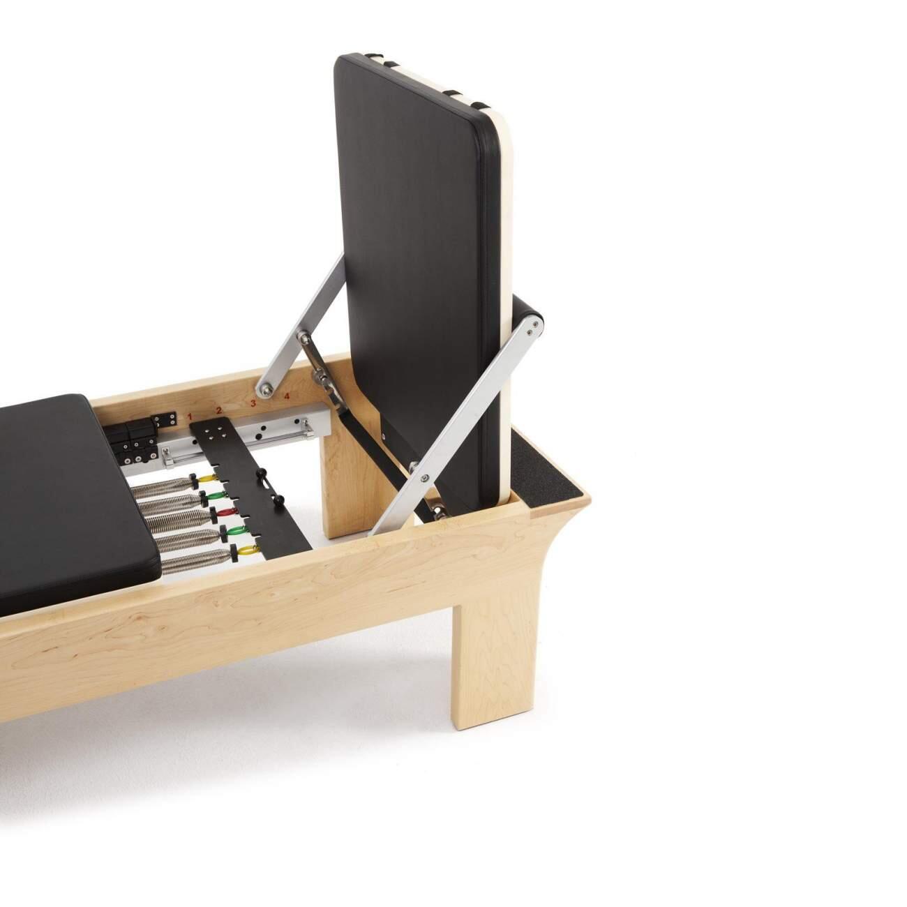 Reformer Pilates Elina Pilates de Madera Negro 2/5