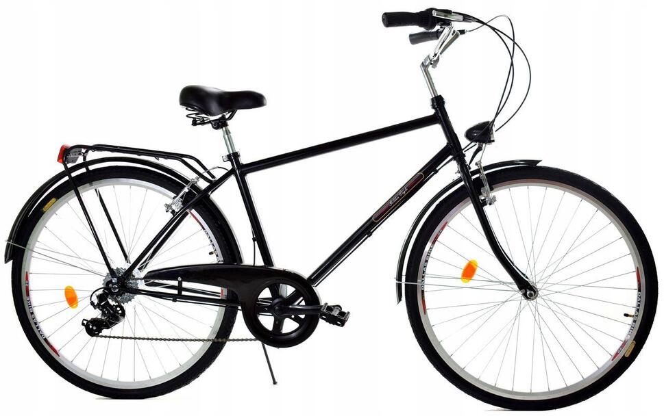 Rower Miejski Dallas Bike City 28" 7spd Men - czarny
