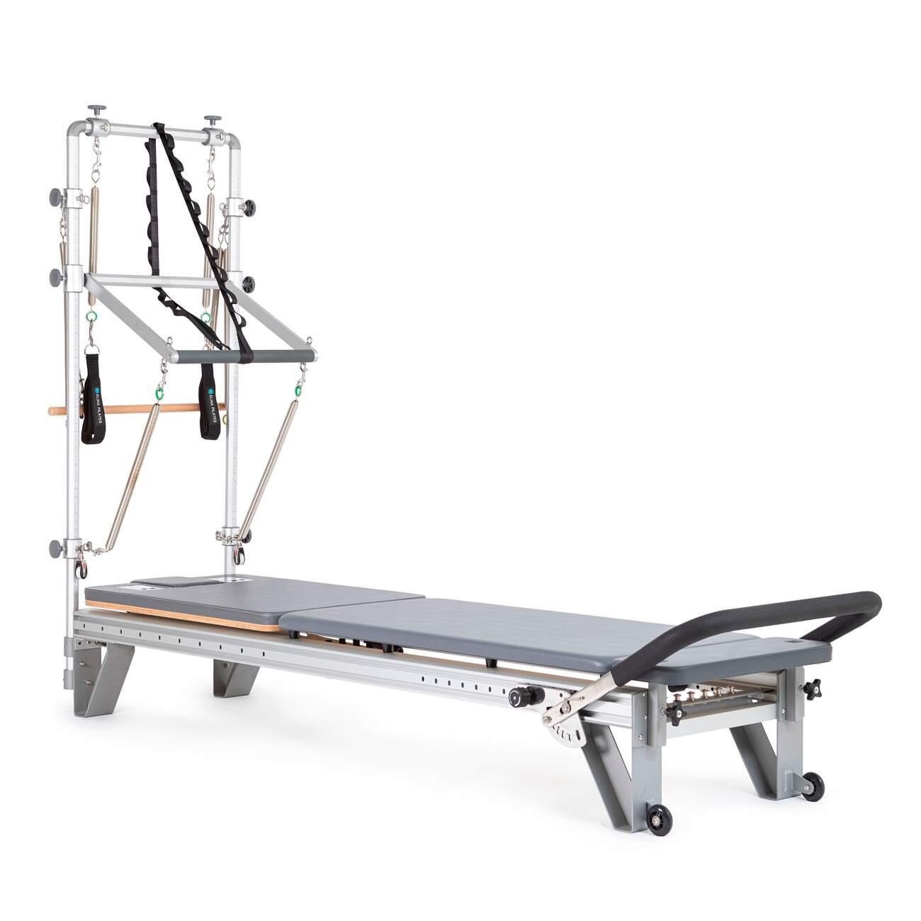 Pilates Reformer Elina Pilates Alumnium Mentor Gris avec tour 2/7