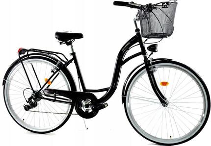 Rower Miejski Dallas Bike City 28" 7spd + kosz