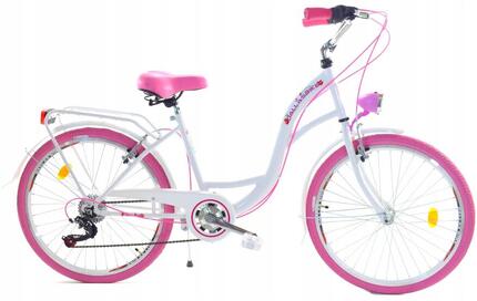 Rower Miejski Dziecięcy Dallas Bike City Junior 24" 6spd