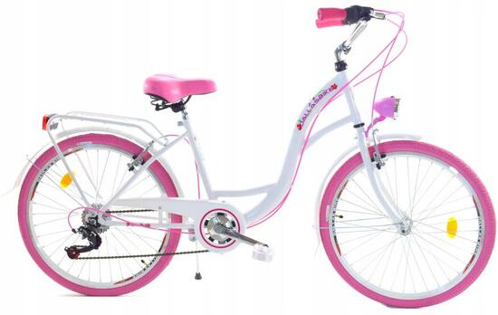 Rower Miejski Dziecięcy Dallas Bike City Junior 24" 6spd