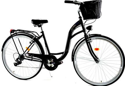 Rower Miejski Dallas Bike City 28" 7spd + kosz