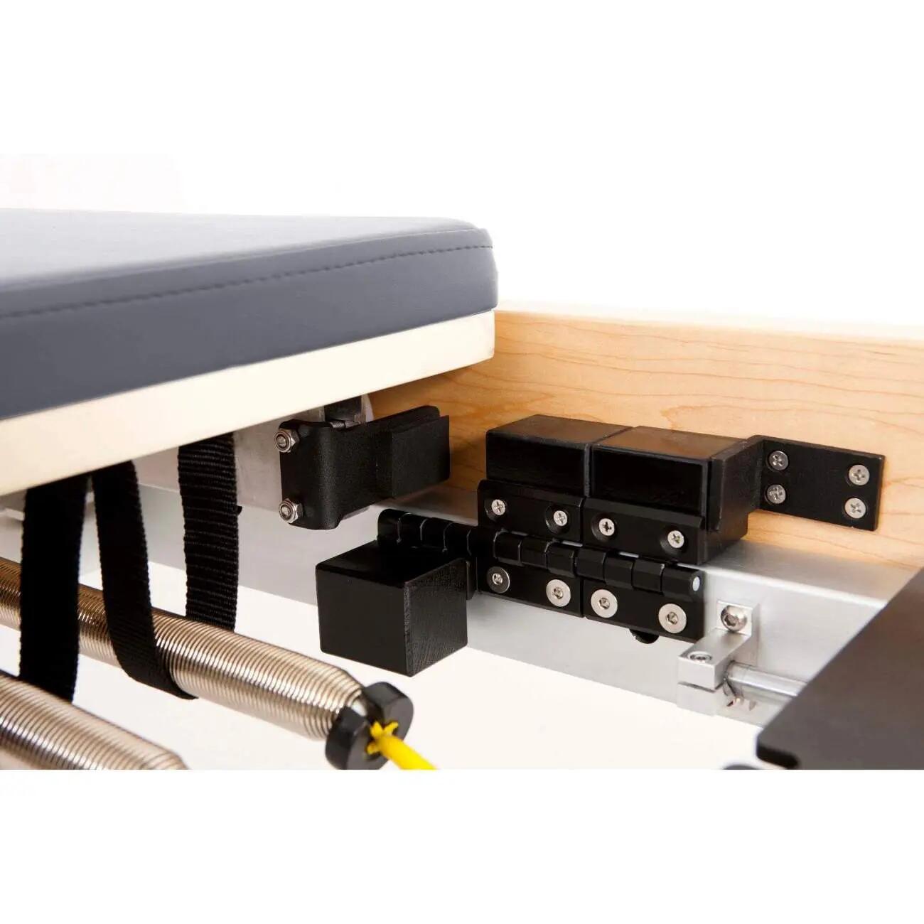 Reformer Pilates Elina Pilates de Madera Fisio Gris 4/4