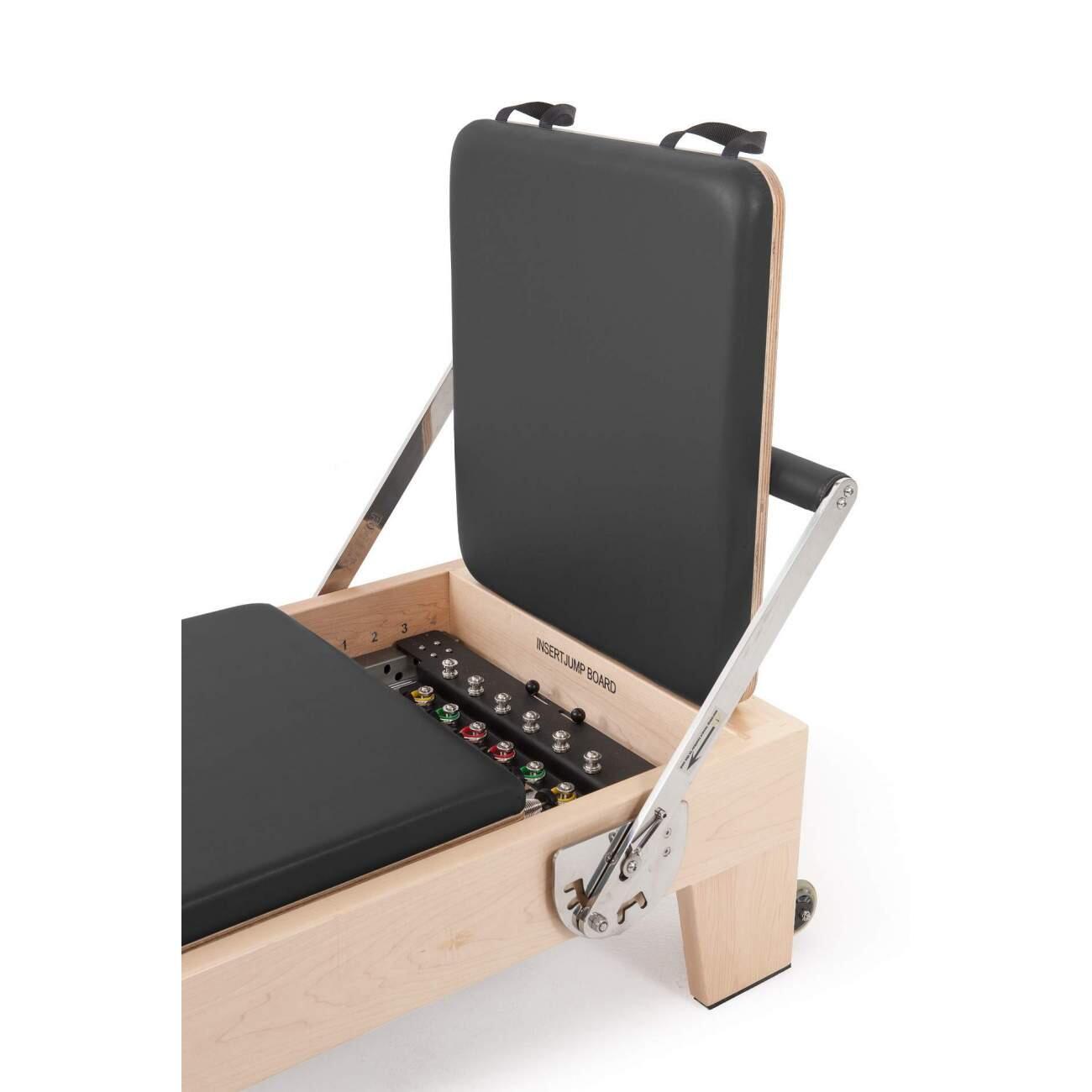 Pilates Reformer Elina Pilates Bois Noir avec tour ELITE 4/4