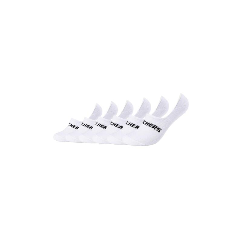 Füßlinge Unisex white 6er Pack