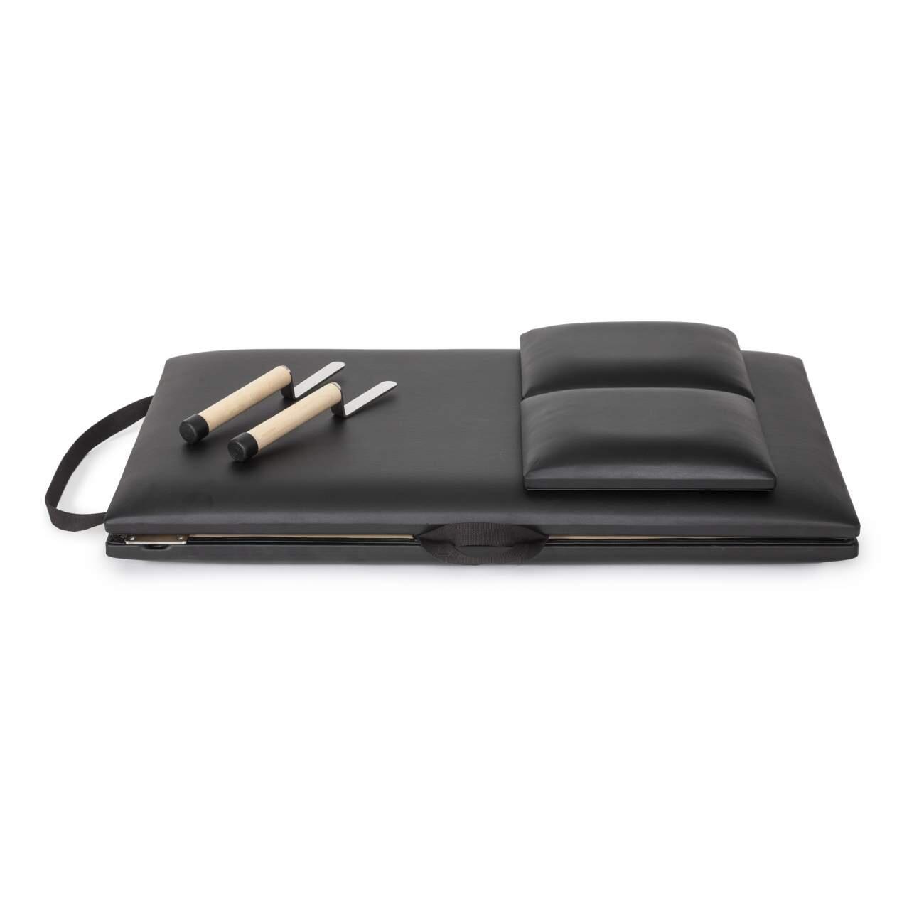 Mat Plegable de Pilates Elina Pilates Negro con Asas 2/2