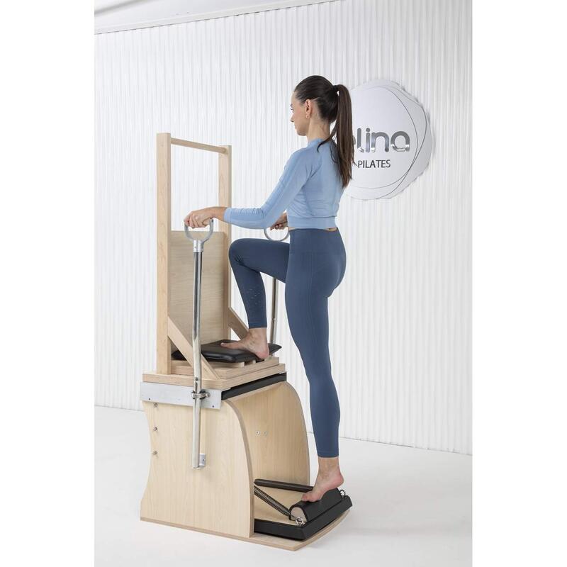 Silla Combinada Wunda / Silla Eléctrica de Pilates Elina Pilates Negro