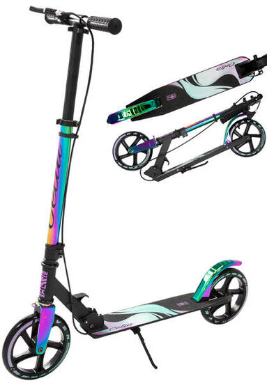 Hulajnoga Składana Raven Celia 200mm z hamulcem, dzwonkiem i uchwytem na bidon