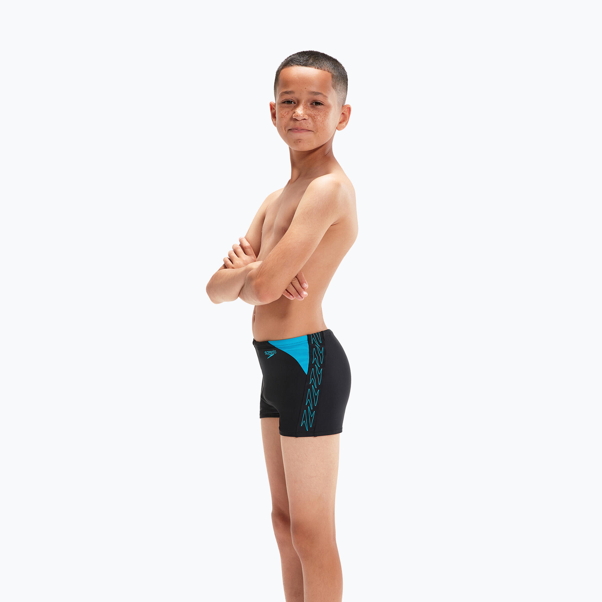 Maillot de bain Speedo Hyper Boom Logo Splice Aquashort pour enfants 3/5