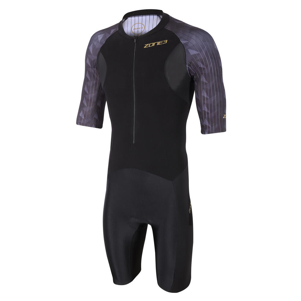 ZONE 3 Lava Short Sleeve Trisuit Men's Black