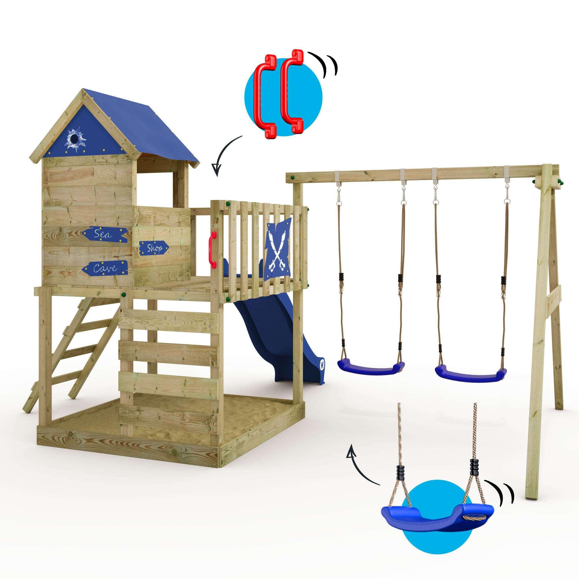 Parque infantil Wickey Smart Cave 5/7