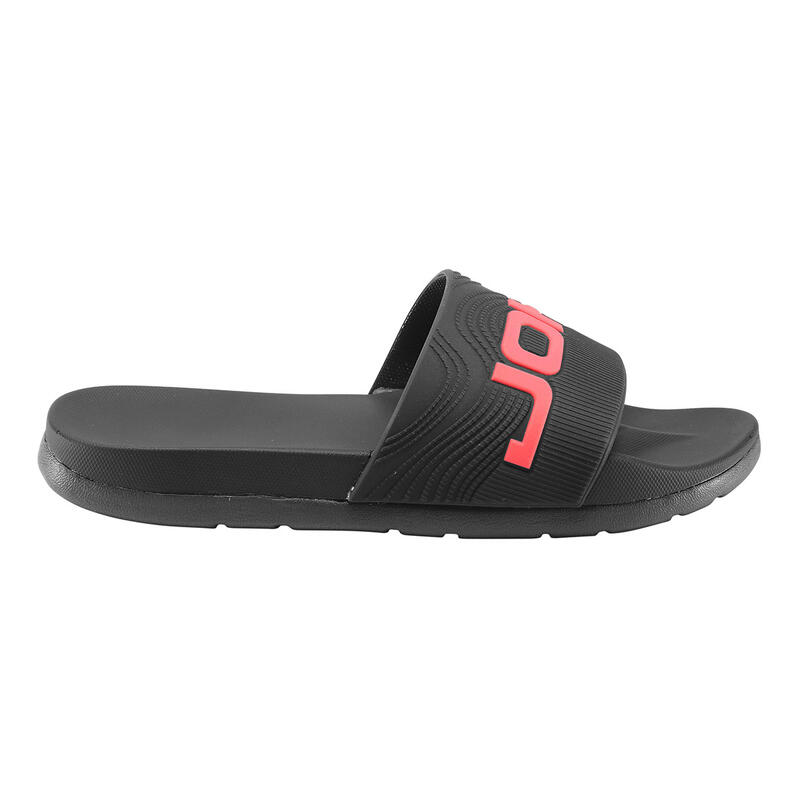 Chanclas de playa para mujer John Smith Powen. Negro Rosa