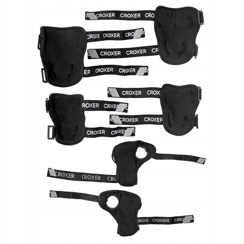 Set Protectie Croxer Porto, Negru, Unisex