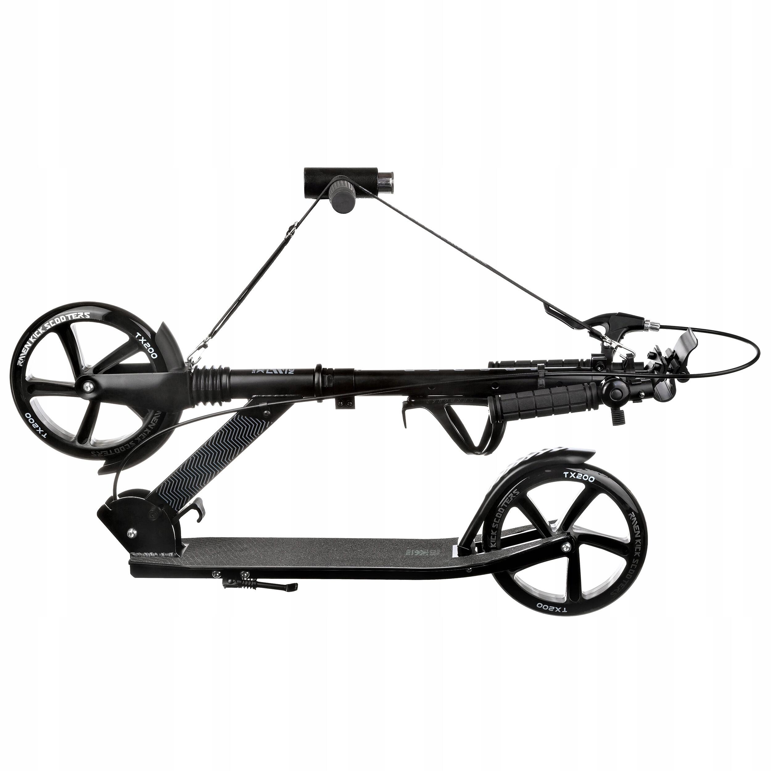 Patinete Trader de 200 mm con suspensión, freno, timbre y portabotellas 5/7