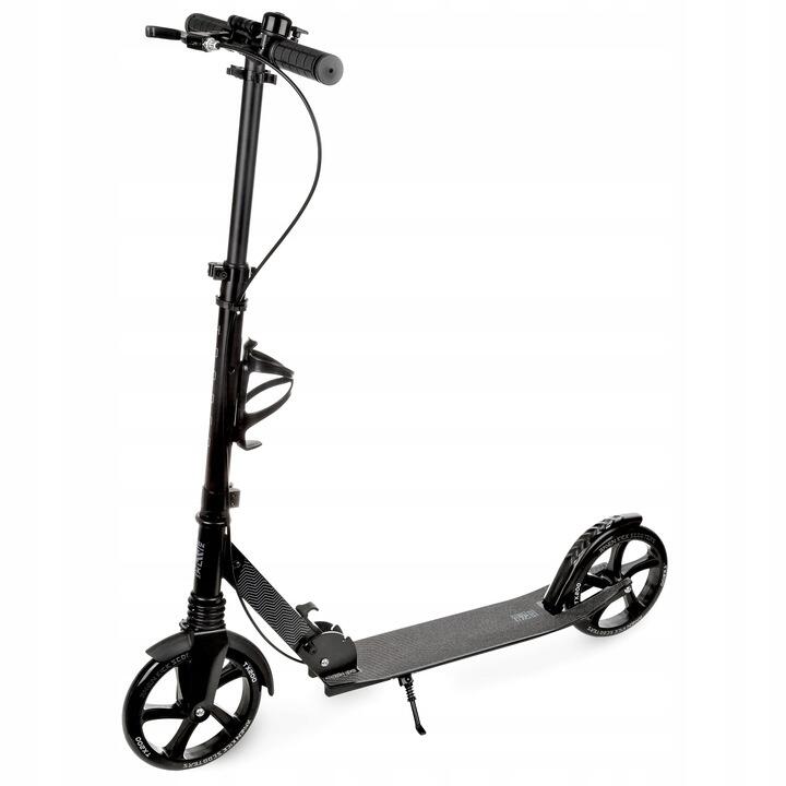 Scooter 200mm con ammortizzatore freno campana portaborraccia Trader Nero