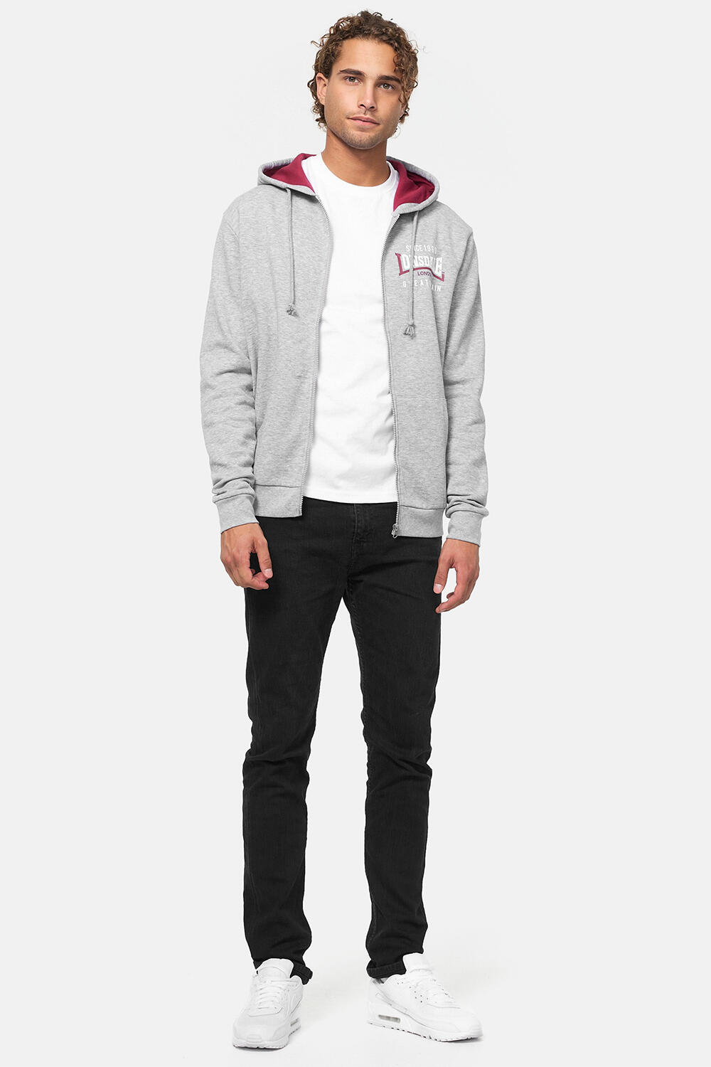 Sudadera con capucha y cremallera Lonsdale Lintmill 3/5