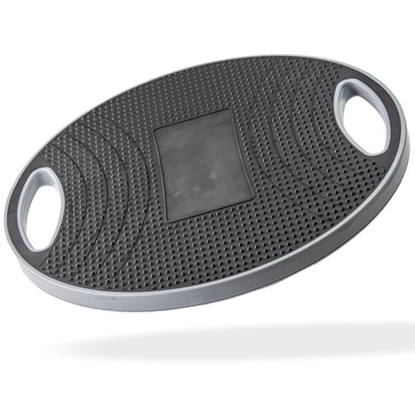 MATCHU SPORTS Balance Board - Wackelbrett - Balancebrett - 42 cm - Schwarz, Grau