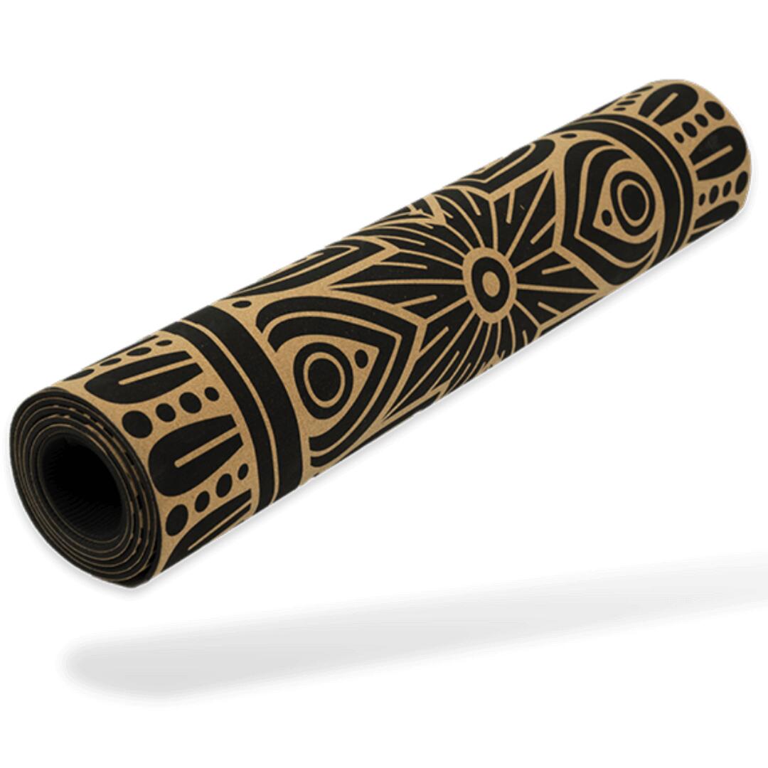 MATCHU SPORTS Yogamatte Kork 172x61x0,6 cm - Gymnastikmatte - Pilatesmatte