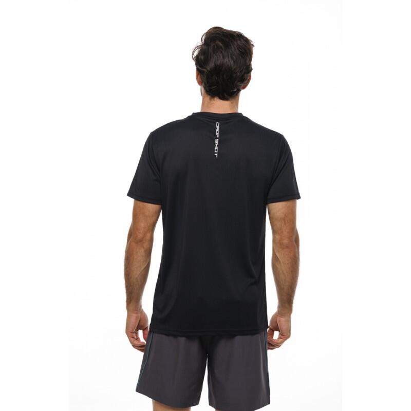 Padel Drop Shot Artemis Print T-shirt met korte mouwen voor heren