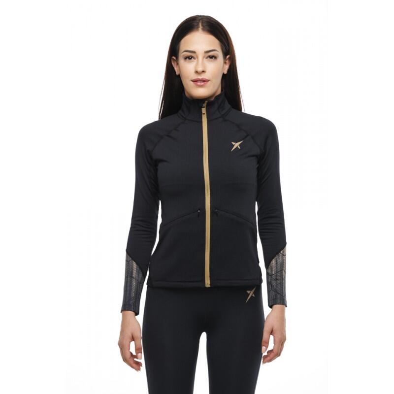 Drop Shot - Sweat Padel Manches Longues Femme Drop Shot Maday - Sweat-shirt - Jaune|noir - 34 2xs - Decathlon
