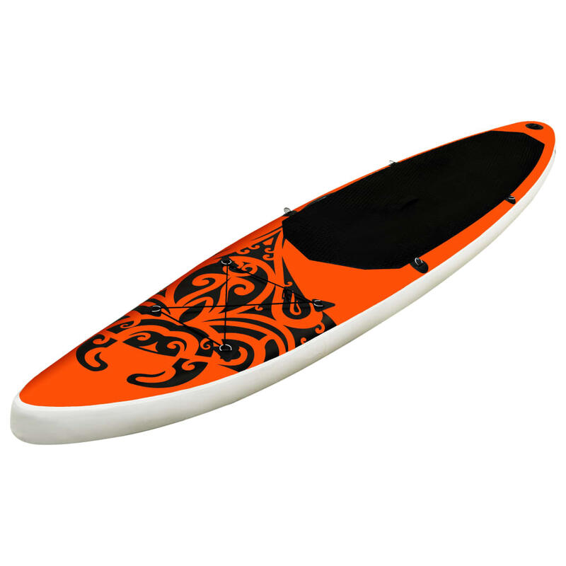 Juego de tabla de paddle surf inflable naranja 305x76x15 cm