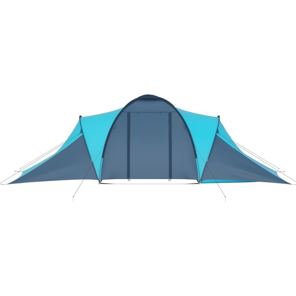 Vidaxl Tente 6 Personnes en Bleu et Bleu Clair 4/7