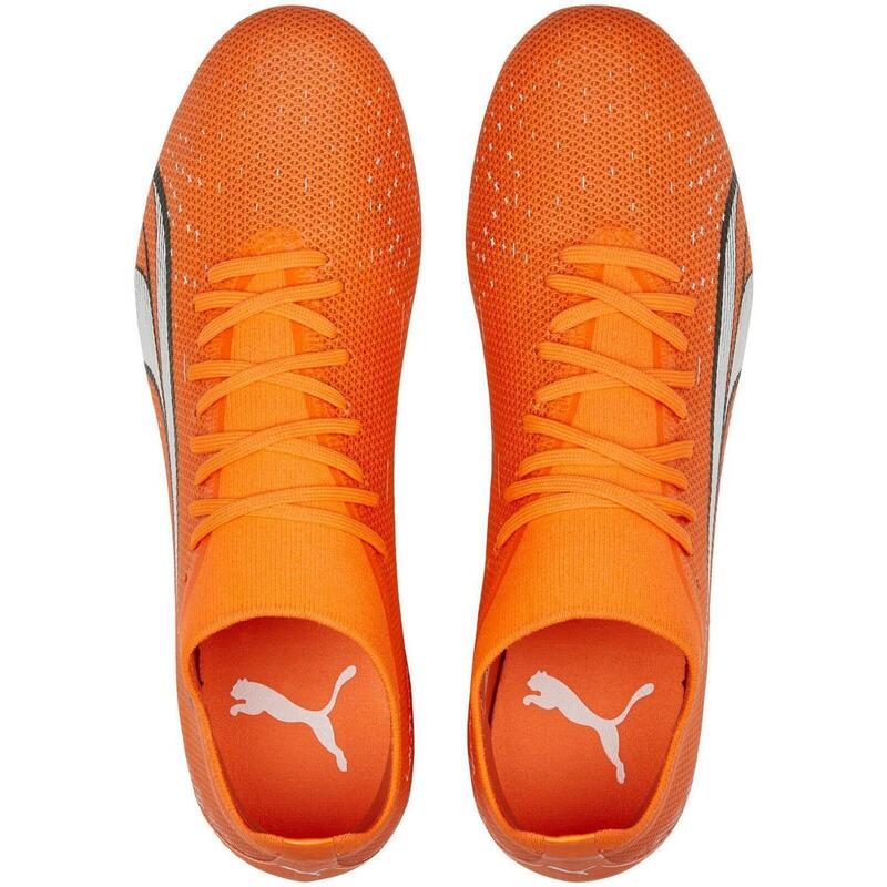 Botas de fútbol Puma Ultra Match FG AG, Naranja, Hombre