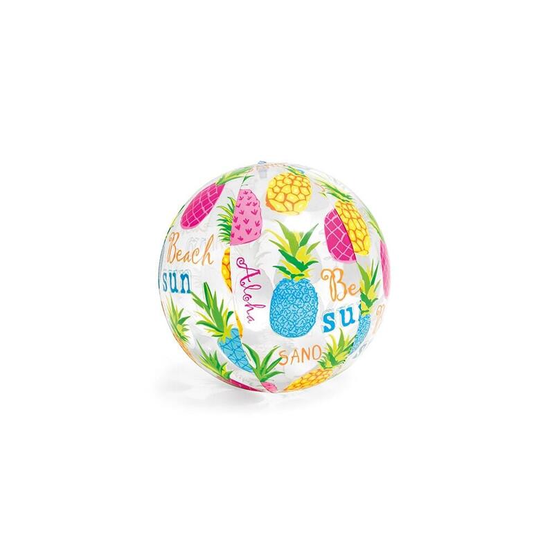 Lively Print Inflatable Pool Ball 20" Random color Decathlon