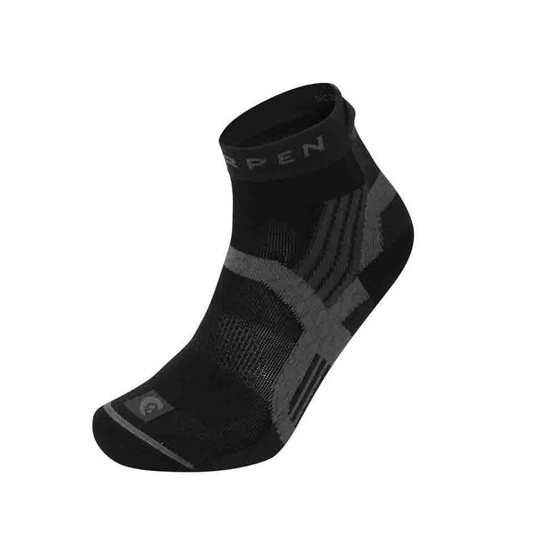 T3 Trail Running ECO Unisex Total Black 中性跑山襪 - 黑色