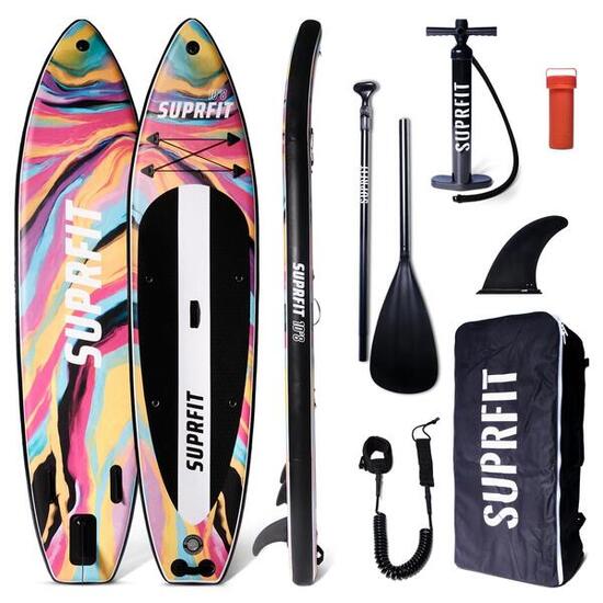SUP Board Set gonflable - Stand Up Paddle Touring 10'8 Aquarelle