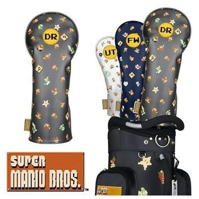 SBHD001 SUPER MARIO BROS. GOLF DRIVER HEAD COVER - DOT PATTERN