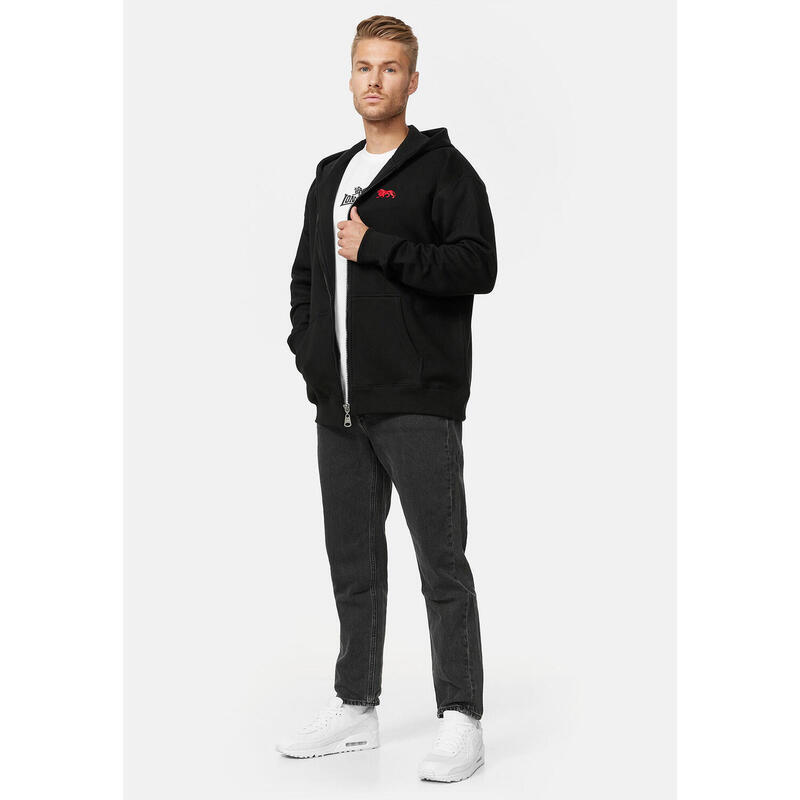 LONSDALE Herren Kapuzensweatjacke mit Reißverschluss Oversize LATHERON