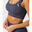 Soutien-gorge de sport sans couture pour femmes Rib