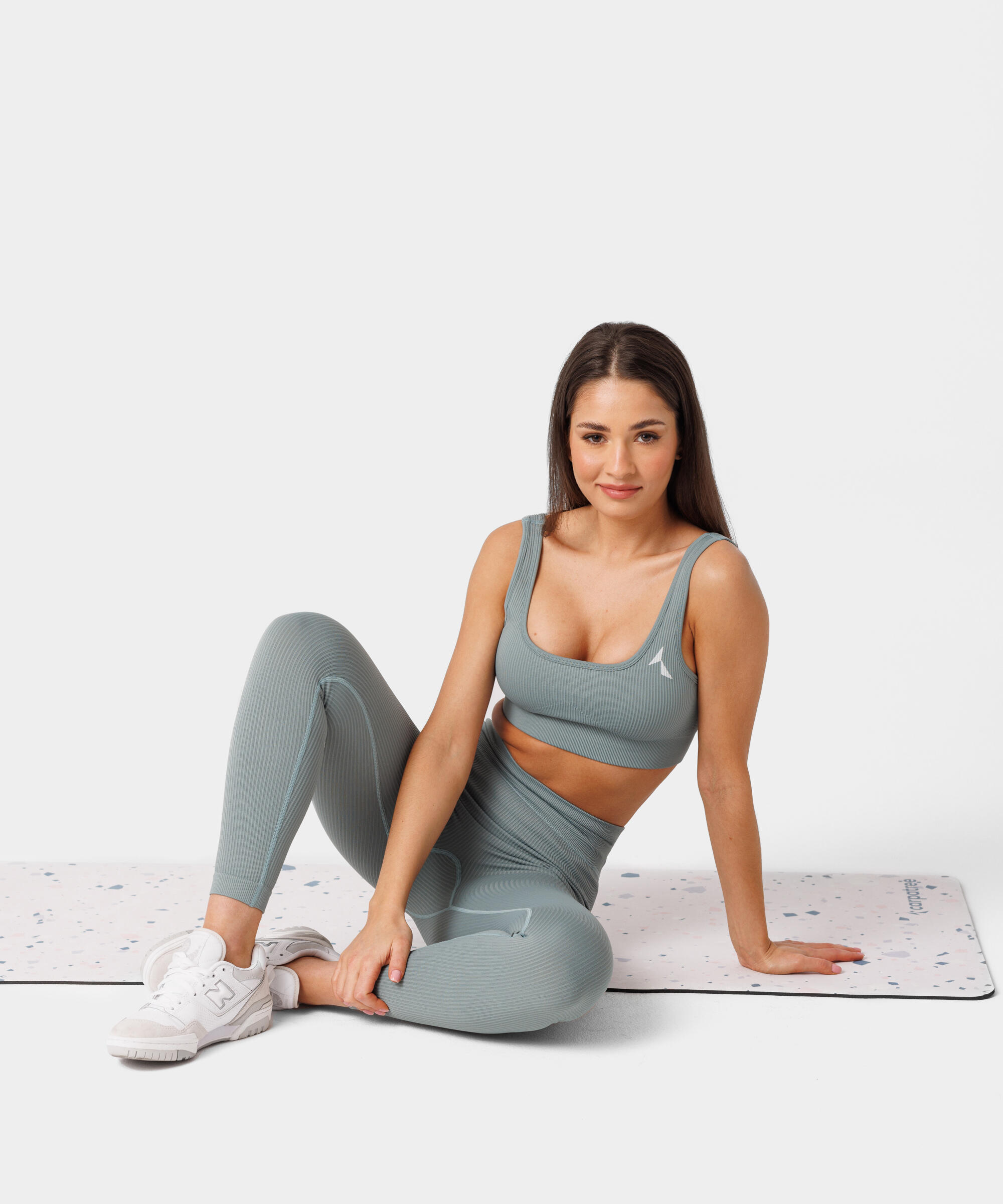 Naadloze Sport Legging voor Dames Rib 6/7