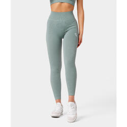 Leggings de sport sans couture pour femmes Rib