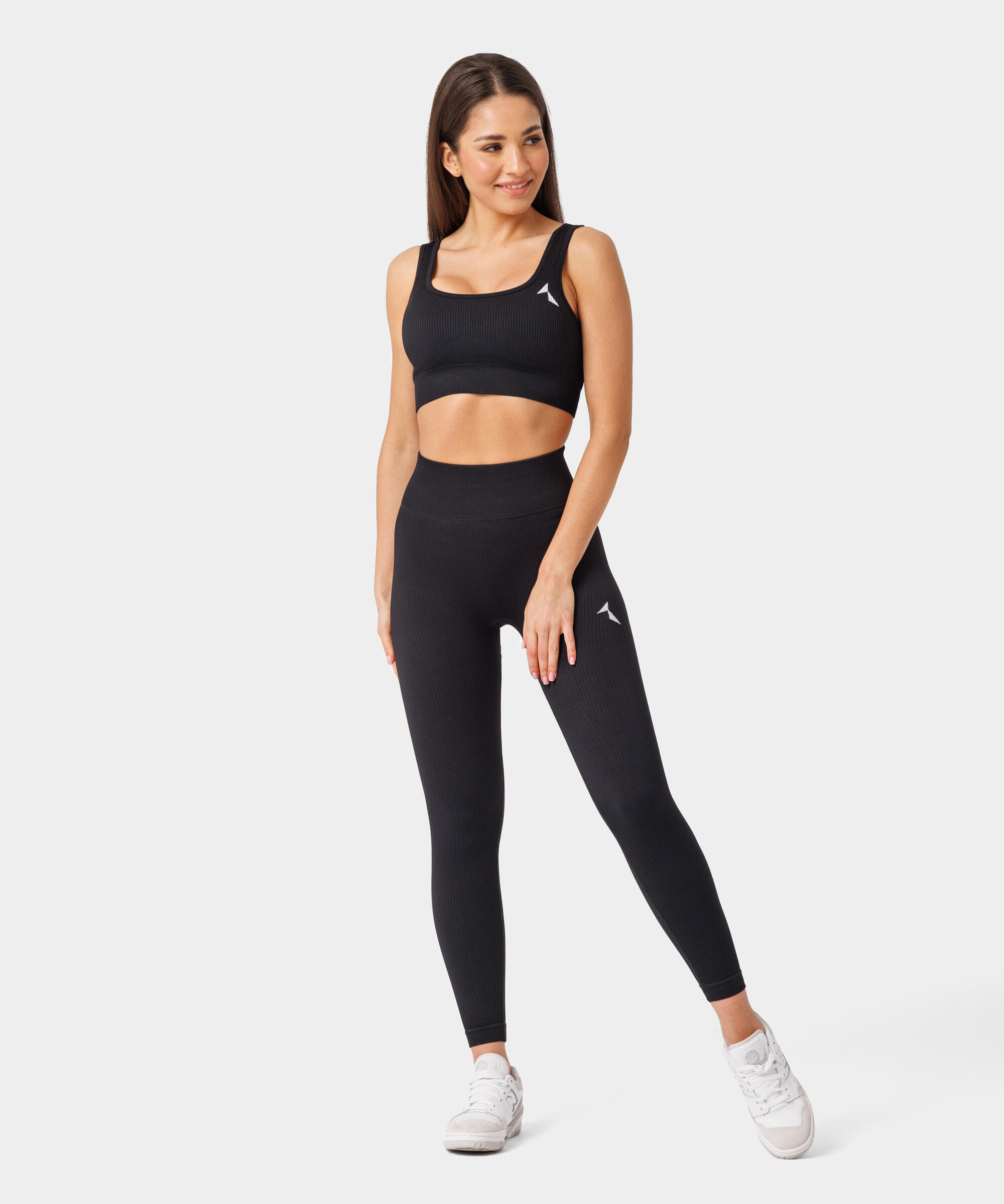 Naadloze Sport Legging voor Dames Rib 5/7