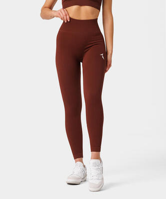 Naadloze sport legging voor dames rib