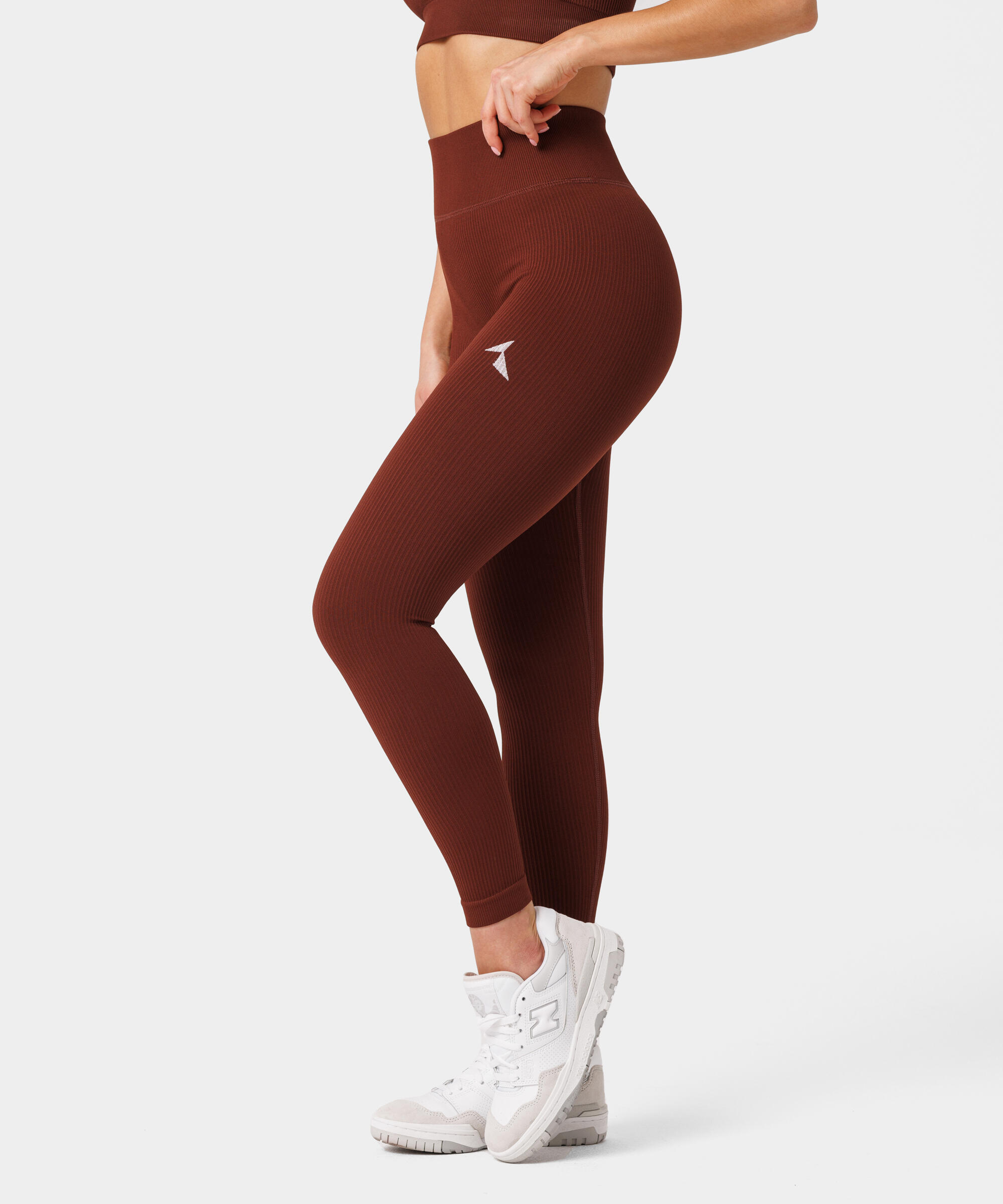 Naadloze Sport Legging voor Dames Rib 5/6