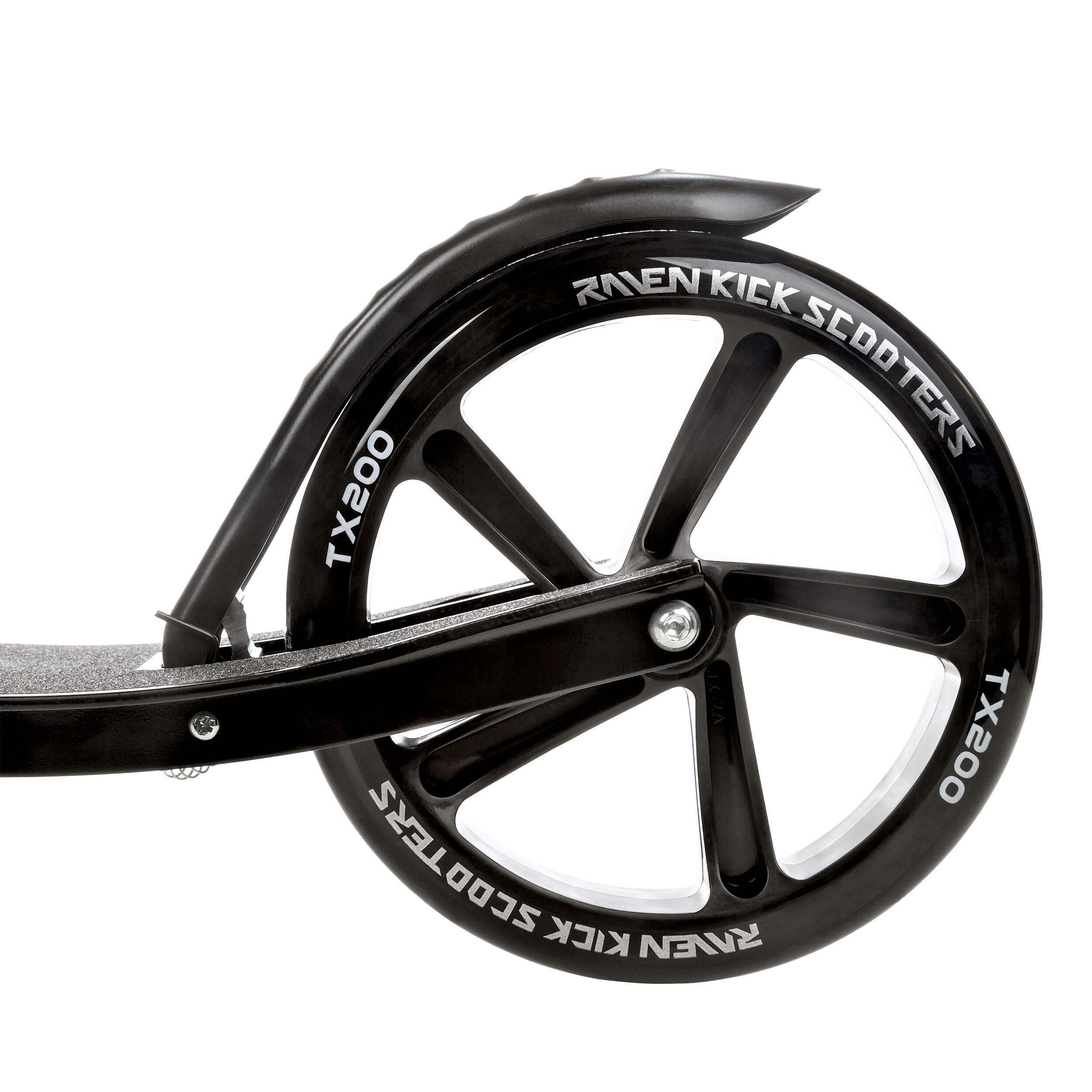 Patinete Trader de 200 mm con suspensión, freno, timbre y portabotellas 6/7