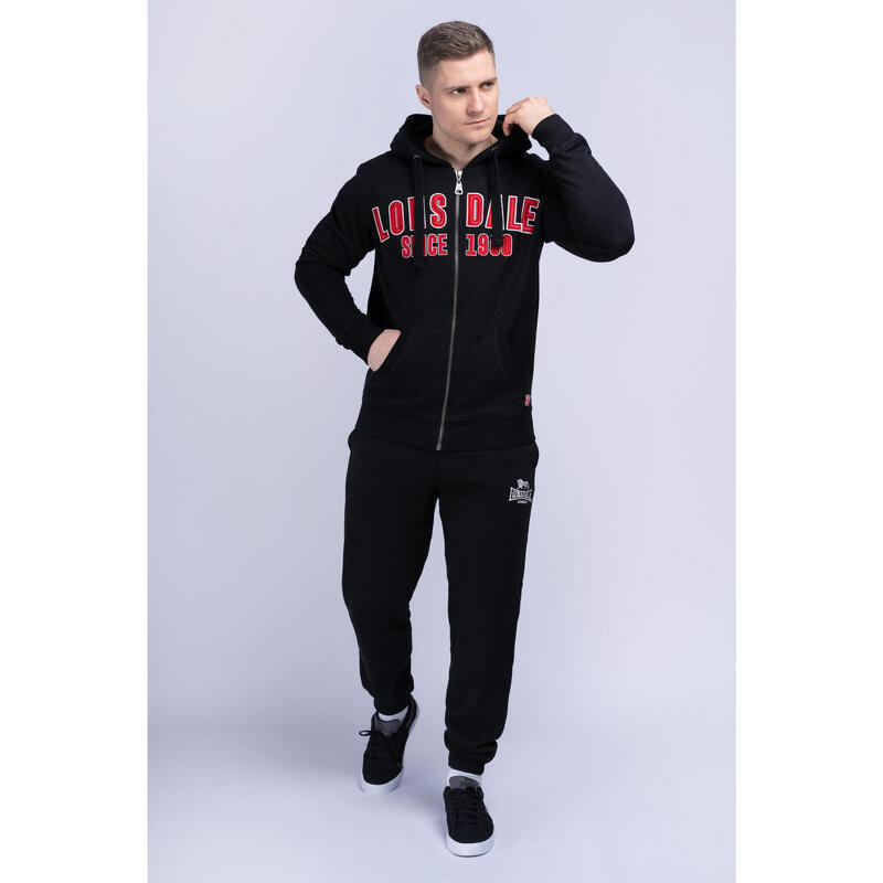 LONSDALE Herren Kapuzensweatjacke mit Reißverschluss normale Passform PAIGNTON