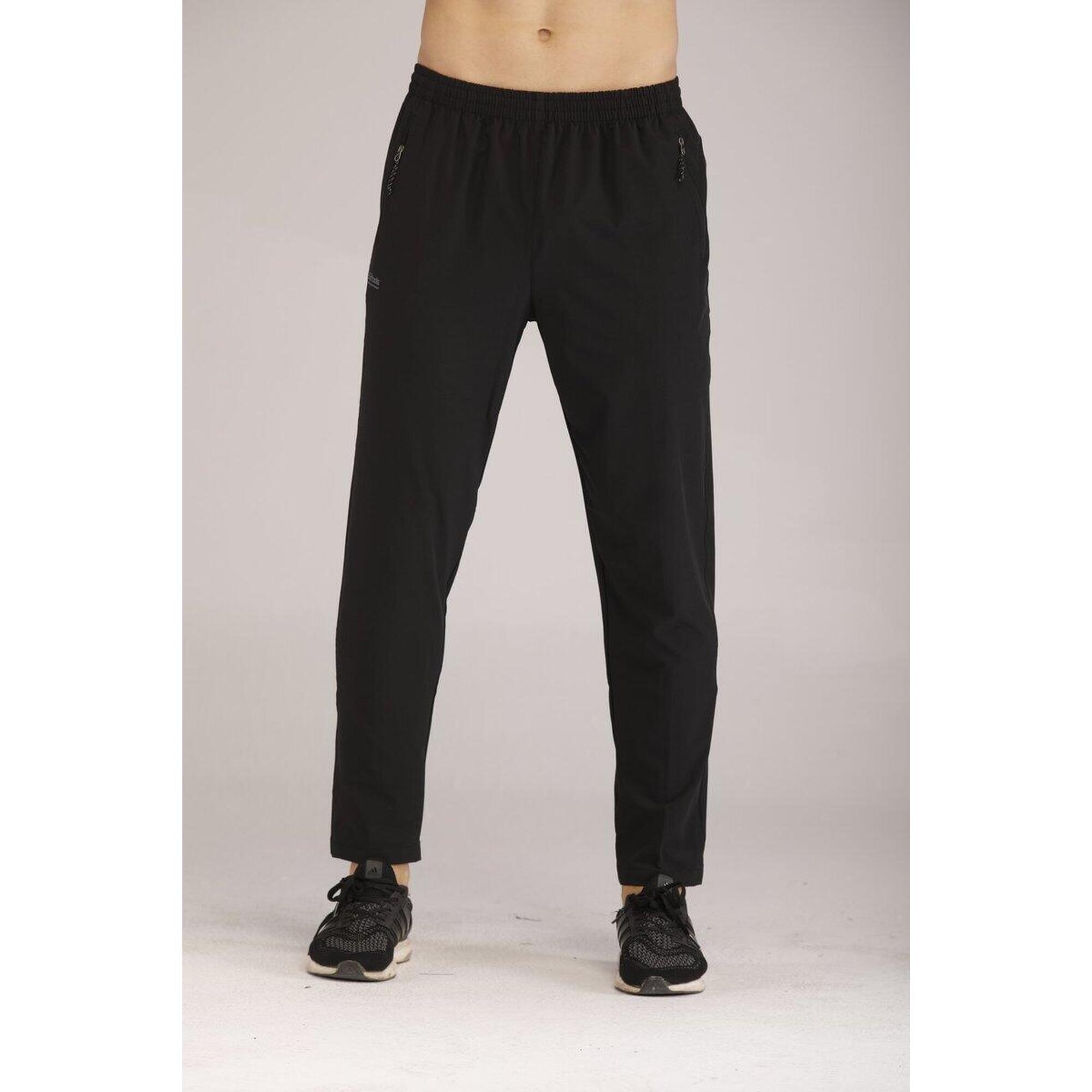 Unisex Quick Dry Tapered fit design Jogging Pants - Black
