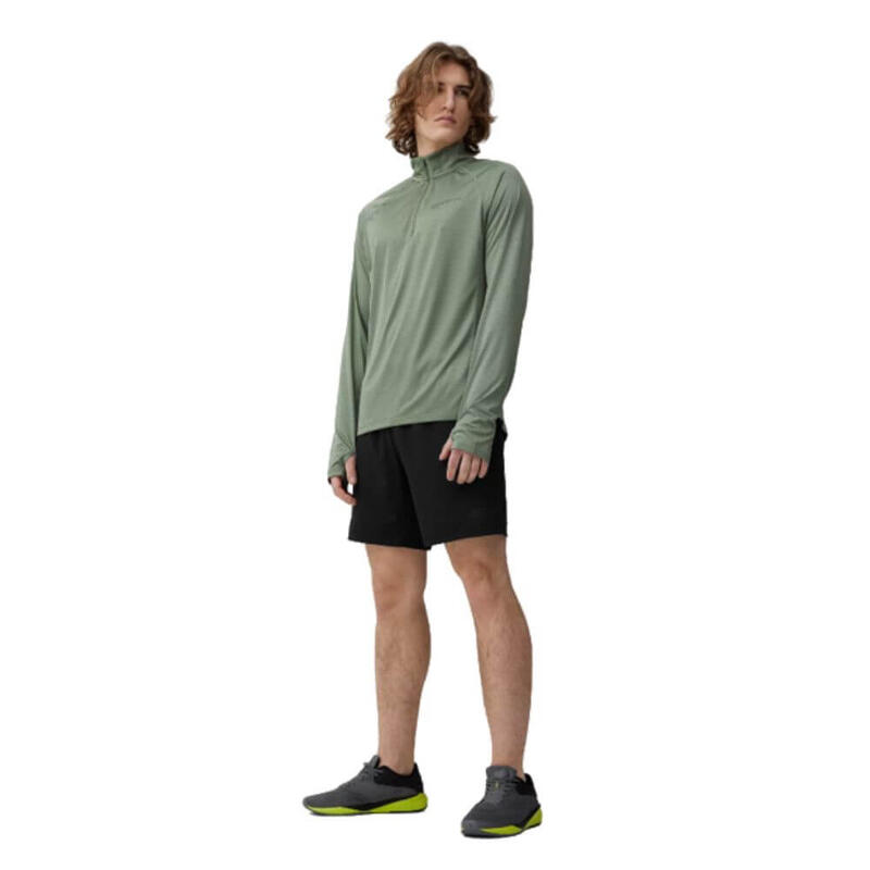 Pantalones cortos de running transpirables para hombre 4F. Gris
